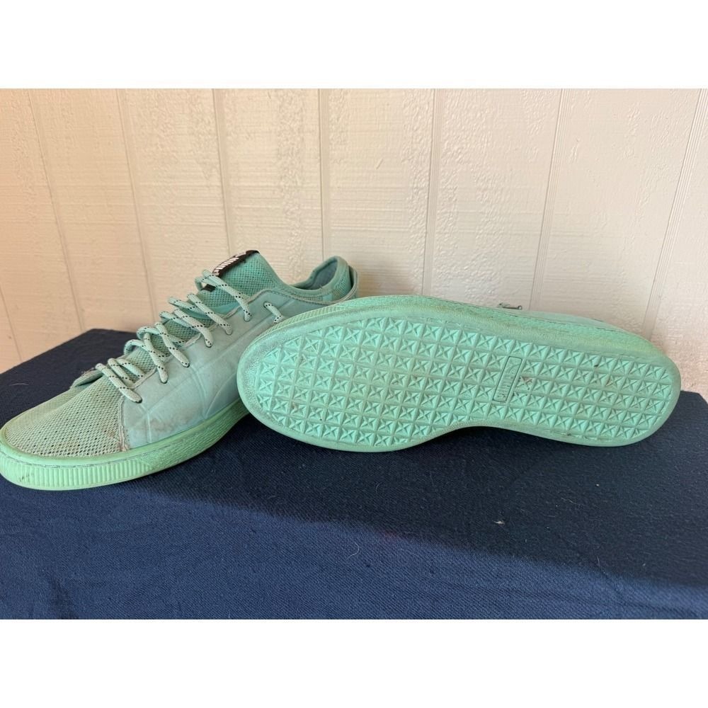 Puma x Diamond Supply Co Clyde Tiffany Blue Sneakers 366431-01 Mens 11 - Picture 5 of 6